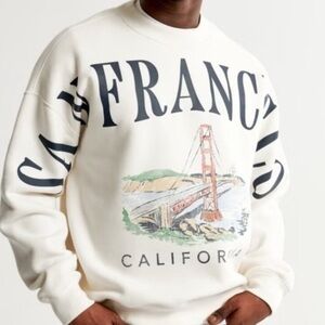 Abercrombie Soft A&F Fleece Sweatshirt - San Francisco, CA